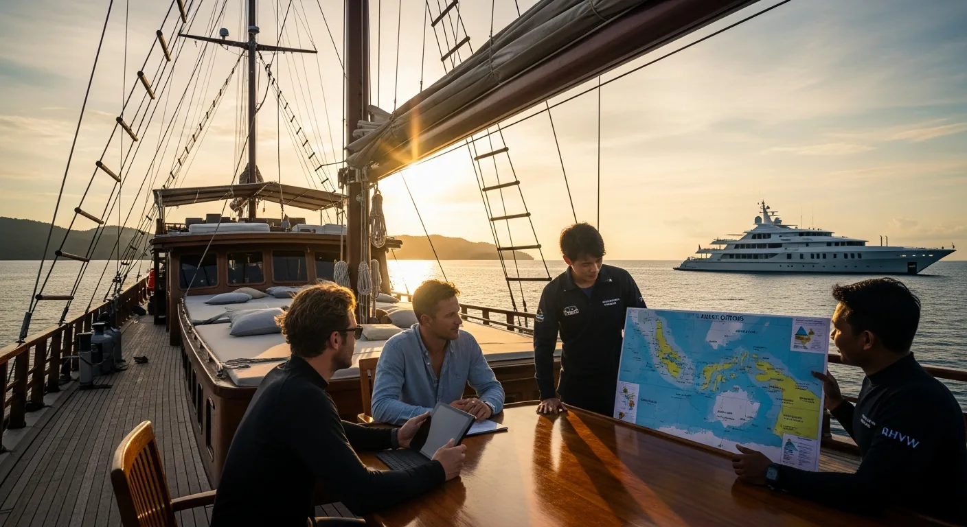 Phinisi vs Motoryacht for Diving: UHNW Comparison Guide